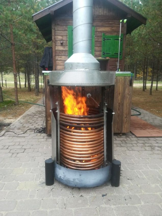 DIY Outdoor Heater
 Énergie outdoorwood in 2019