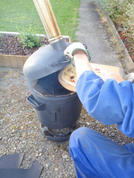 DIY Outdoor Heater
 DIY Portable Patio Heater And Wood Fired Pizza Oven