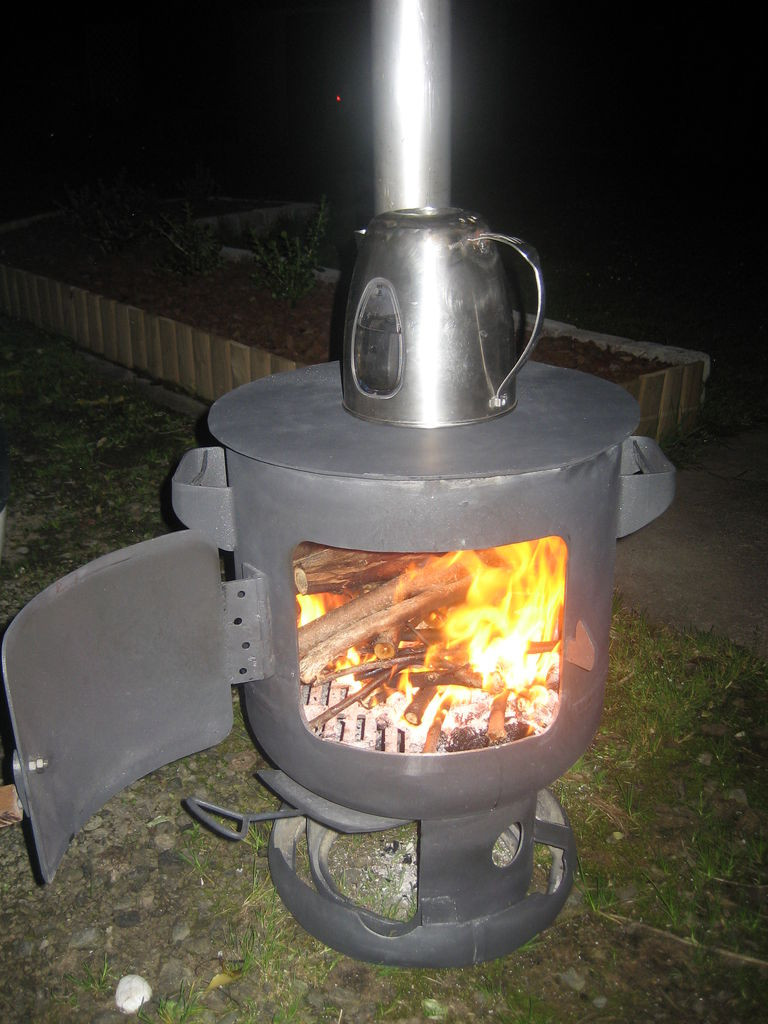 DIY Outdoor Heater
 DIY Portable Wood Fired Pizza Oven And Patio Heater