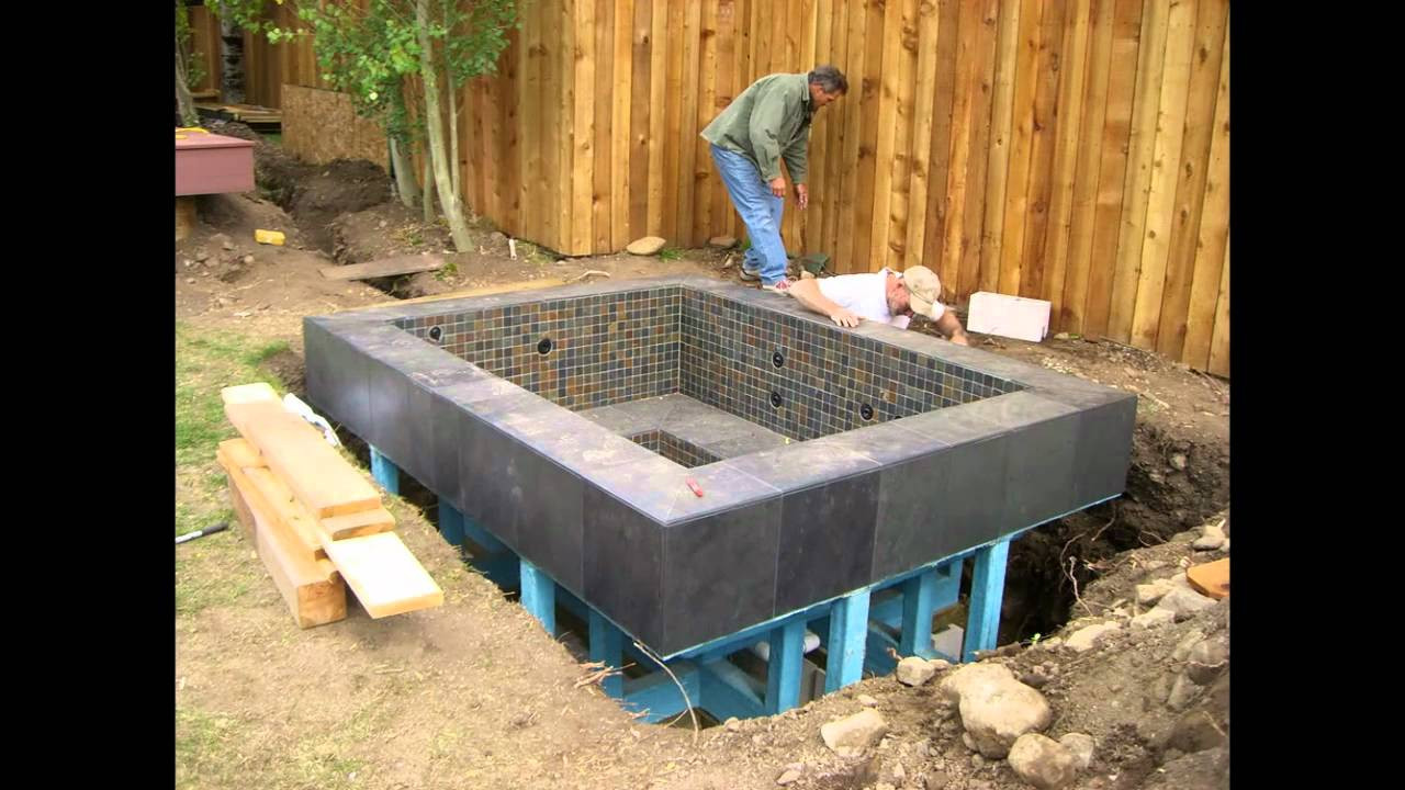 DIY Outdoor Hot Tub
 9 6"x7 6" Nespa All Tiled In Ground Hot Tub Spa
