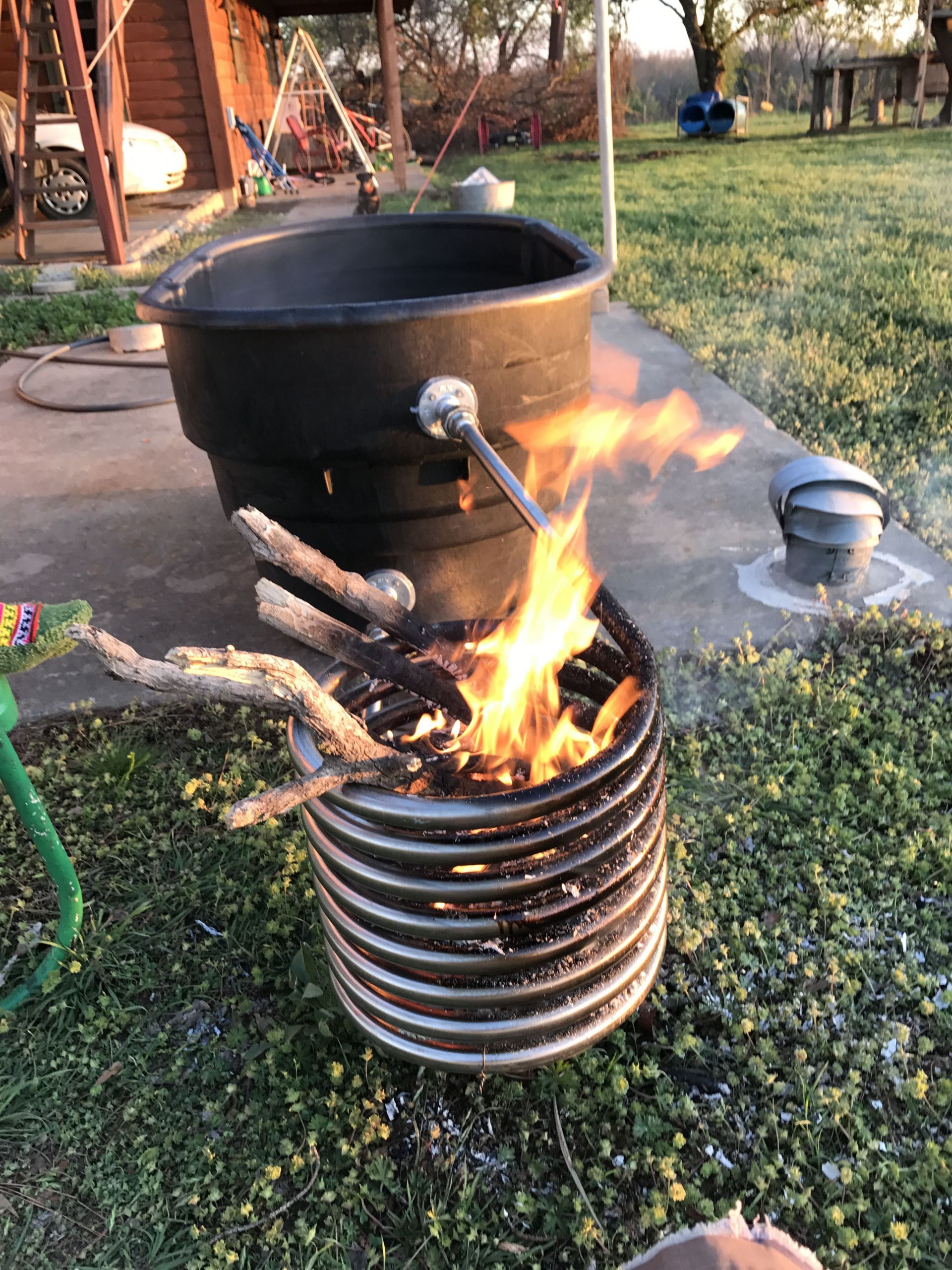 DIY Outdoor Hot Tub
 Build this wood fired hot tub today