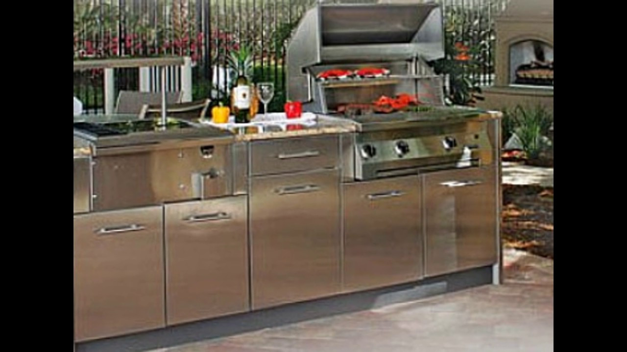 DIY Outdoor Kitchen Cabinets
 Modern Outdoor Kitchen Cabinets DIY Stainless Steel