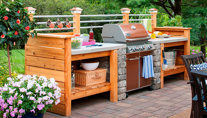 DIY Outdoor Kitchen Cabinets
 10 Outdoor Kitchen Plans Turn Your Backyard Into