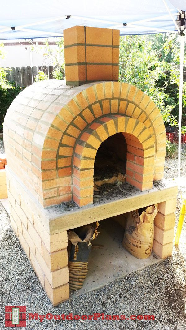 DIY Outdoor Oven
 DIY Brick Pizza Oven MyOutdoorPlans