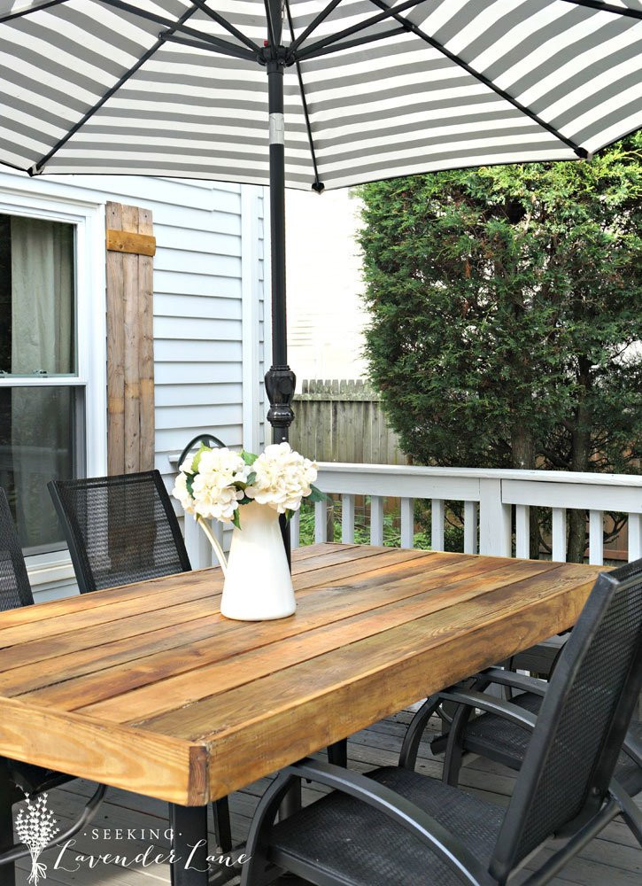 DIY Outdoor Patios
 DIY Patio Table with Umbrella DIY Patio Table 15 Easy
