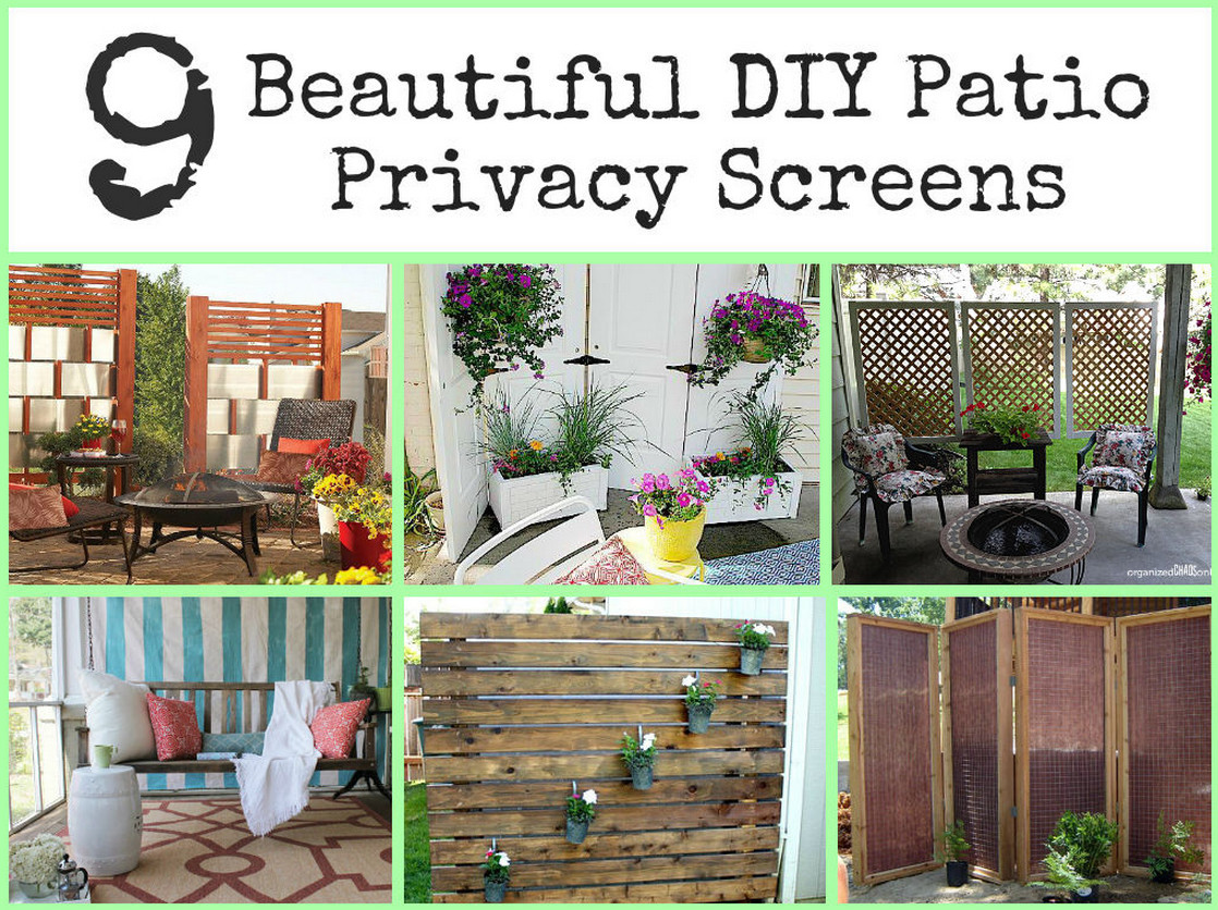 DIY Outdoor Privacy Screen
 DIY Outdoor Privacy Screen