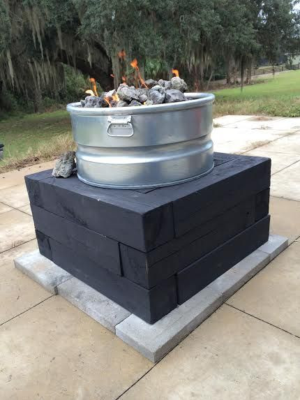 DIY Outdoor Propane Fire Pit
 DIY propane gas fire pit DIY GAS FIRE PIT