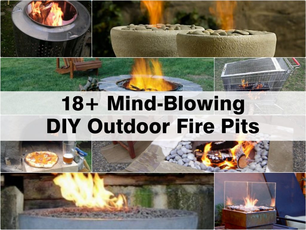 DIY Outdoor Propane Fire Pit
 18 Mind Blowing DIY Outdoor Fire Pits