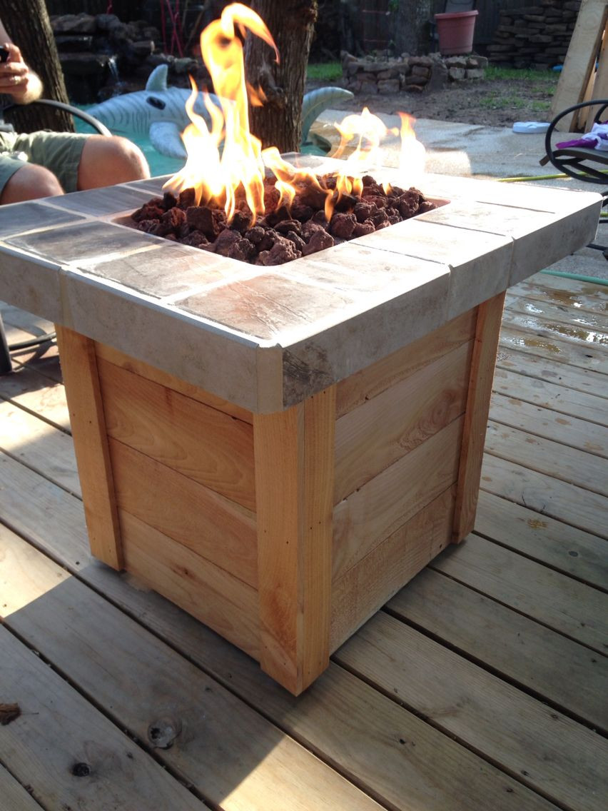 DIY Outdoor Propane Fire Pit
 DIY Propane Fire Pit My Weekend Projects