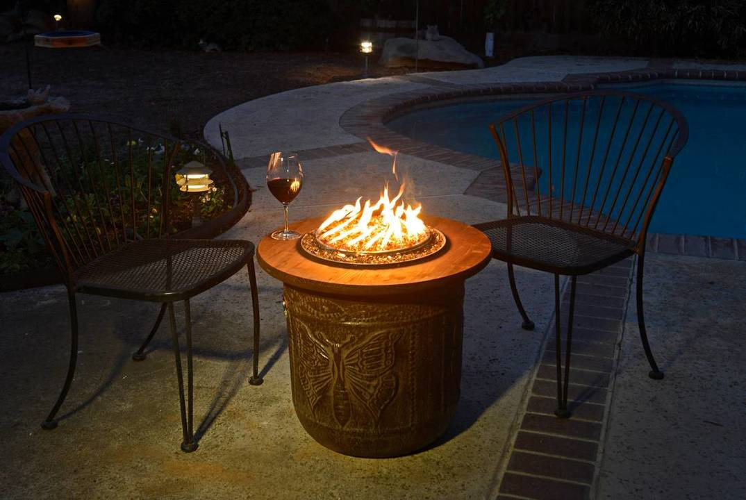 DIY Outdoor Propane Fire Pit
 DIY Make a portable propane fire pit out of a flower pot