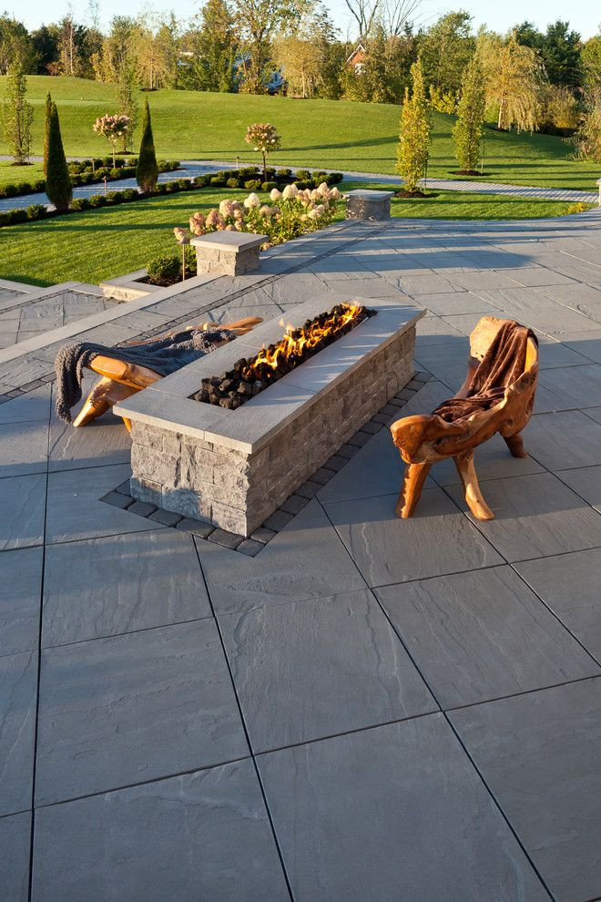 DIY Outdoor Propane Fire Pit
 Superb propane fire pits in Patio Traditional with Build