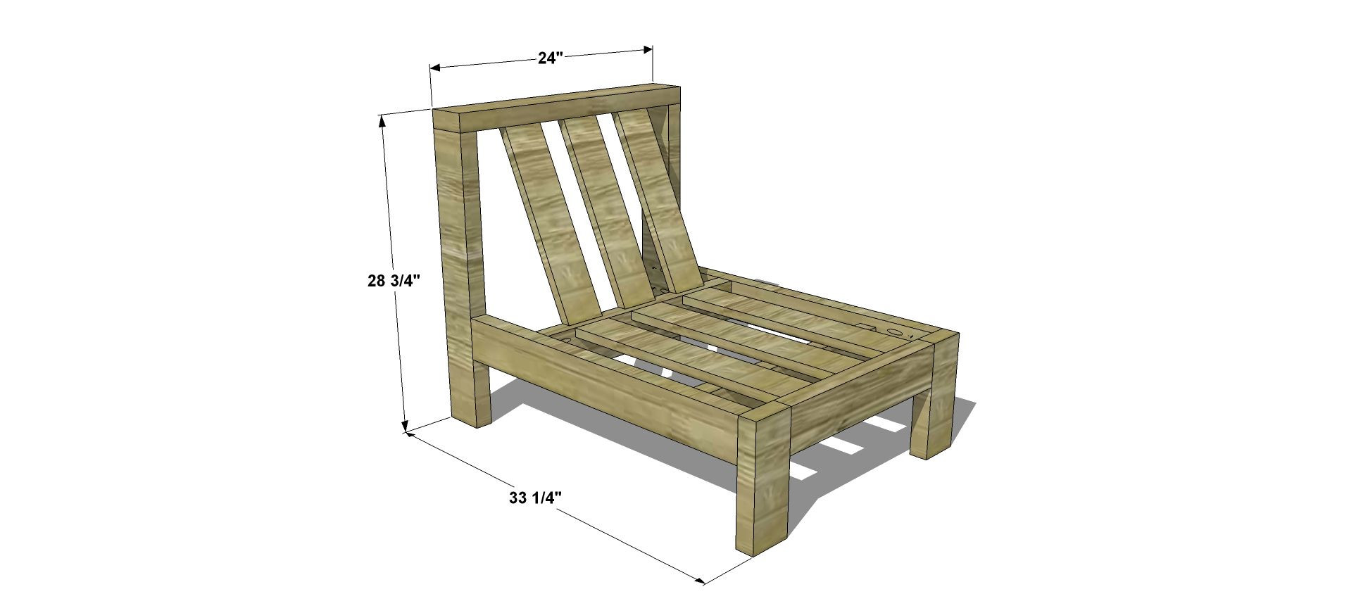 DIY Outdoor Sectional Plans
 Dimensions for Free DIY Furniture Plans How to Build an