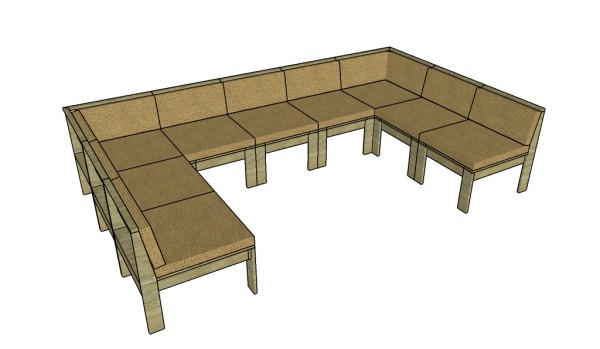 DIY Outdoor Sectional Plans
 Outdoor sectional sofa plans MyOutdoorPlans