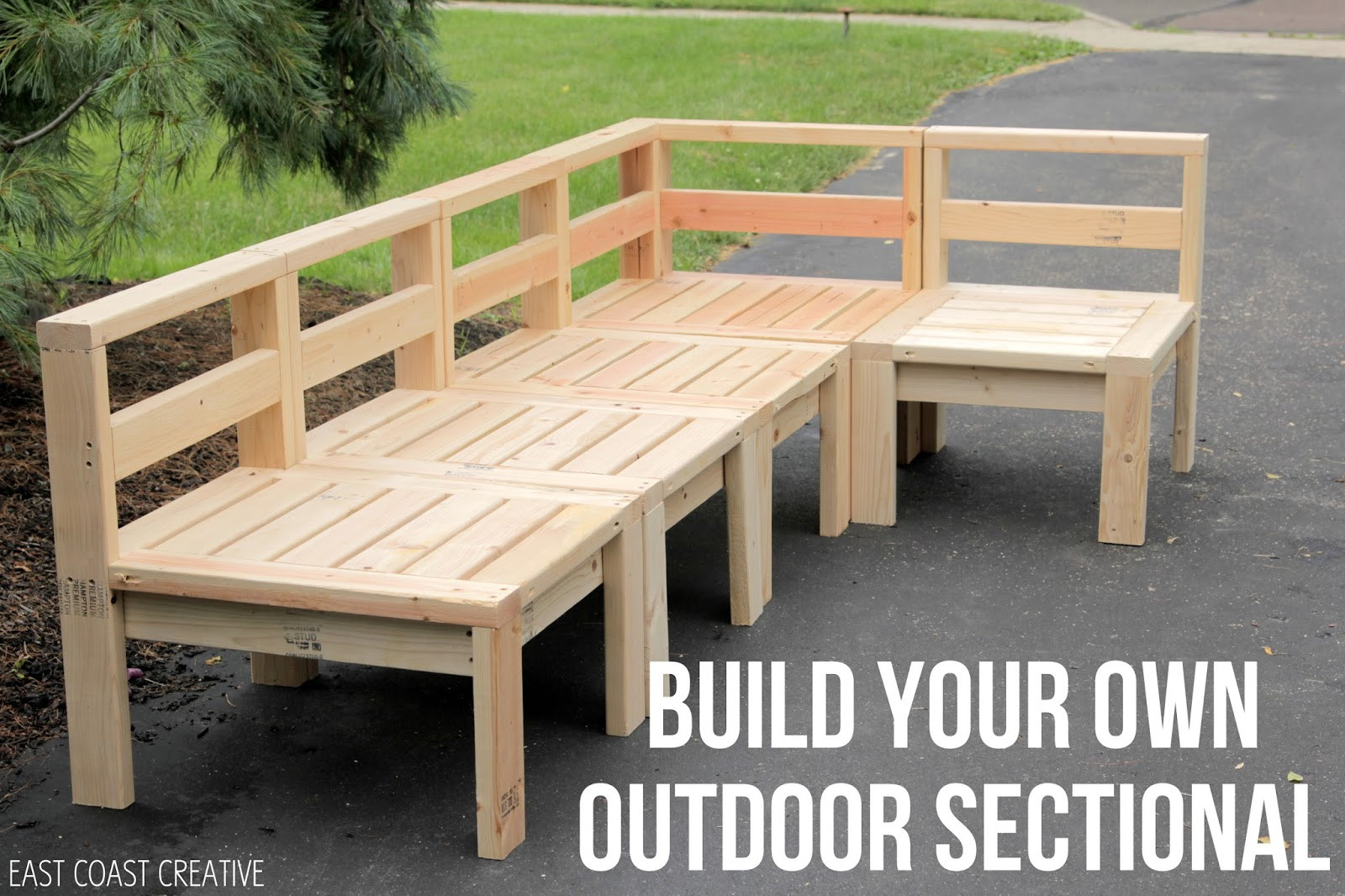 DIY Outdoor Sectional Plans
 How to Build an Outdoor Sectional Knock It f