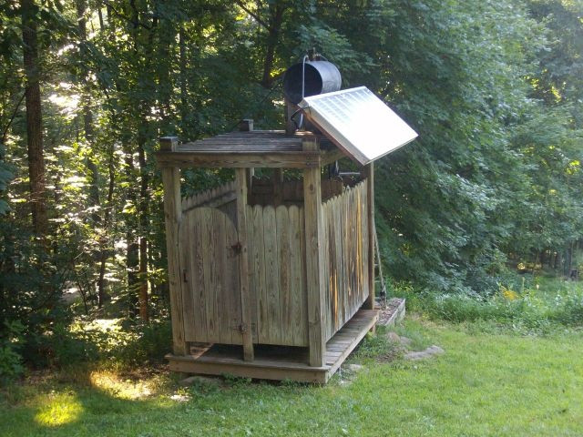 DIY Outdoor Solar Shower
 61 Best images about Rustic Outdoor Bath Shower Ideas on