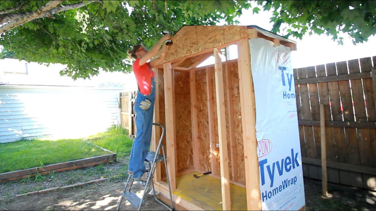 DIY Outdoor Storage Shed
 DIY Lawn & Garden Storage Shed Part 1