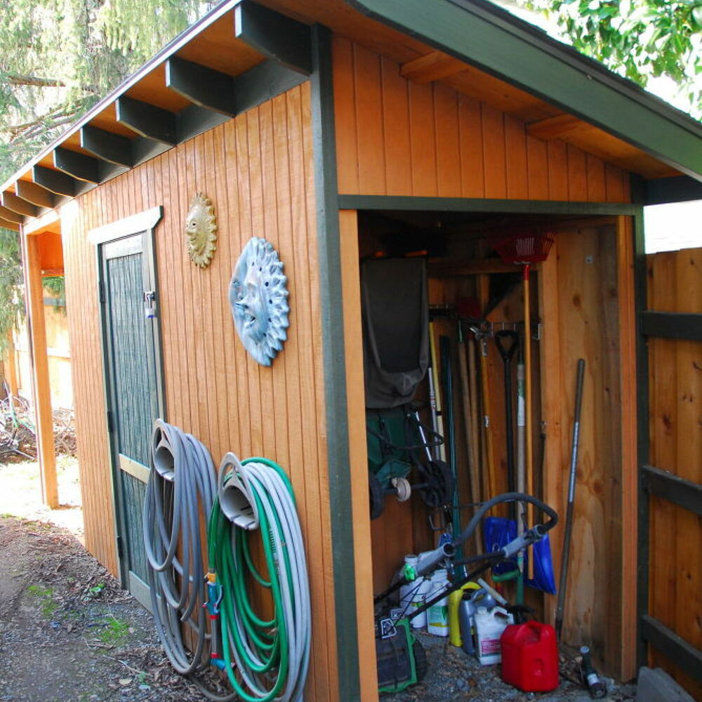 DIY Outdoor Storage Shed
 DIY Wood Shed With Critter proof Foundation