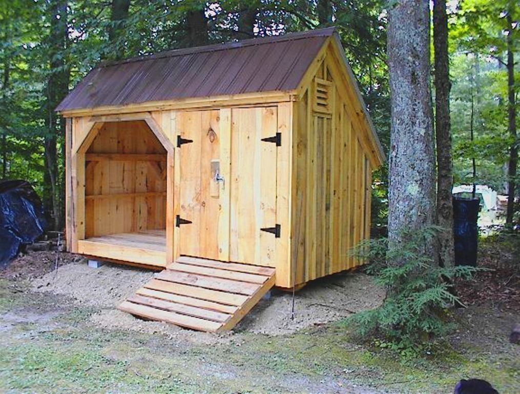 DIY Outdoor Storage Shed
 DIY PLANS 6x14 Weekender Shed Firewood Garbage Toy Tool