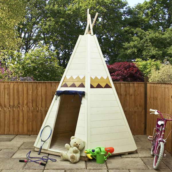 DIY Outdoor Teepee
 How simple changes can turn a shed into a games room
