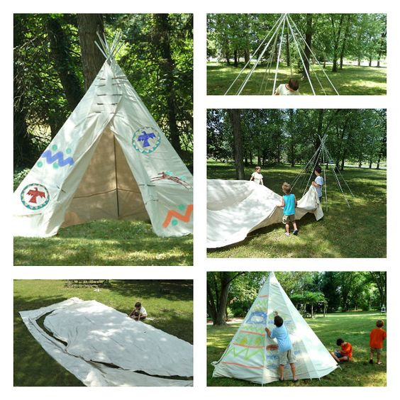 DIY Outdoor Teepee
 48 Teepee Plans That Can Be An Inspiration For Your Next