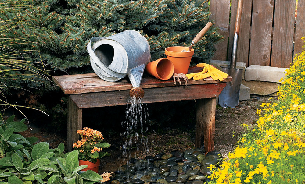 DIY Outdoor Water Feature
 Build an Outdoor Water Feature