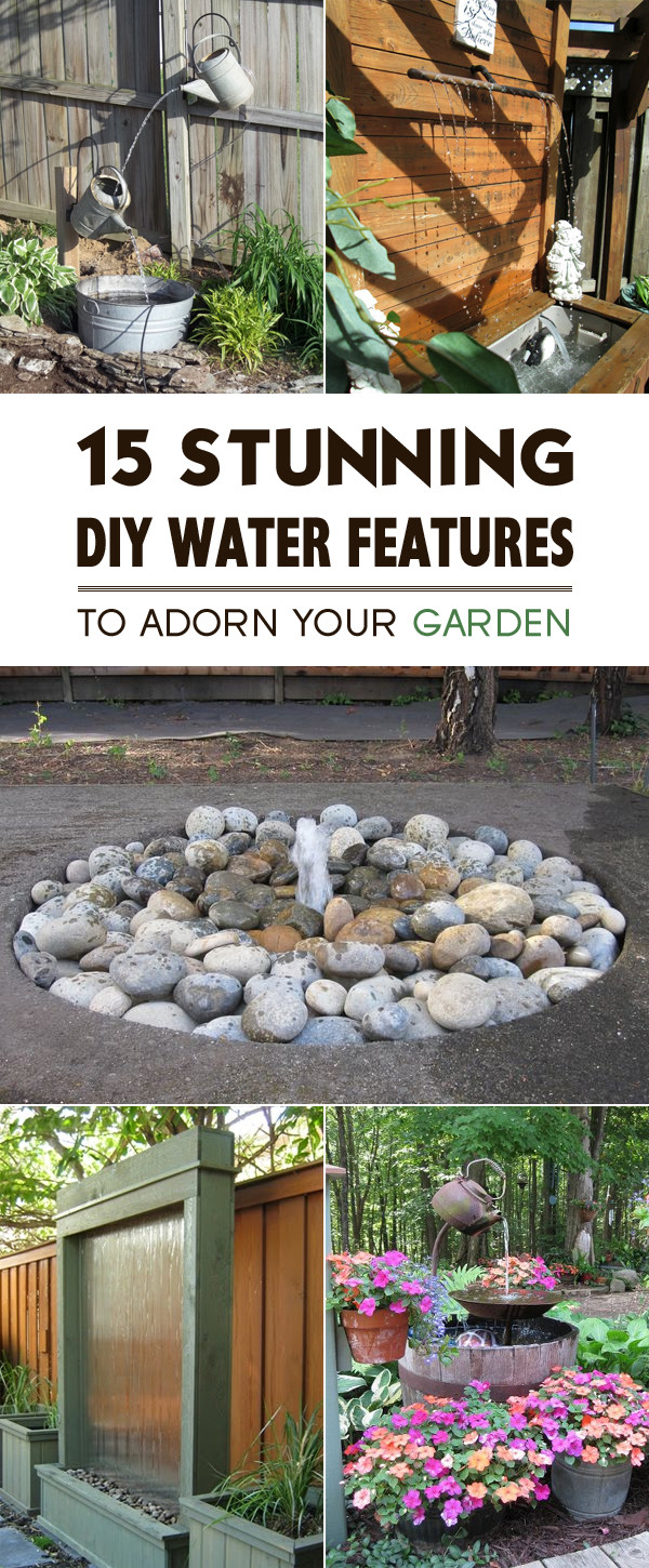 DIY Outdoor Water Feature
 15 Stunning DIY Water Features to Adorn Your Garden