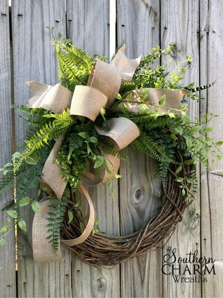 DIY Outdoor Wreath
 DIY outdoor winter wreath for your door blog1 – Southern