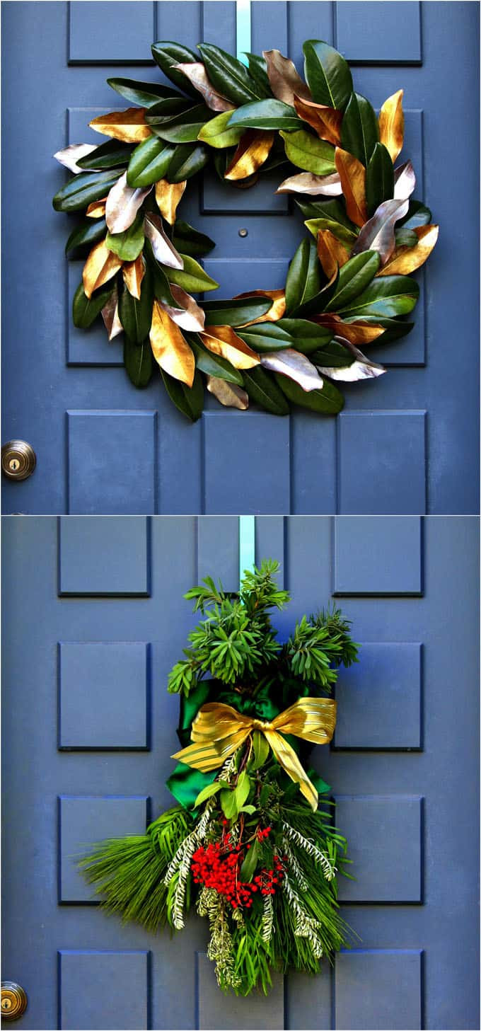 DIY Outdoor Wreath
 Gorgeous Outdoor Christmas Decorations 32 Best Ideas