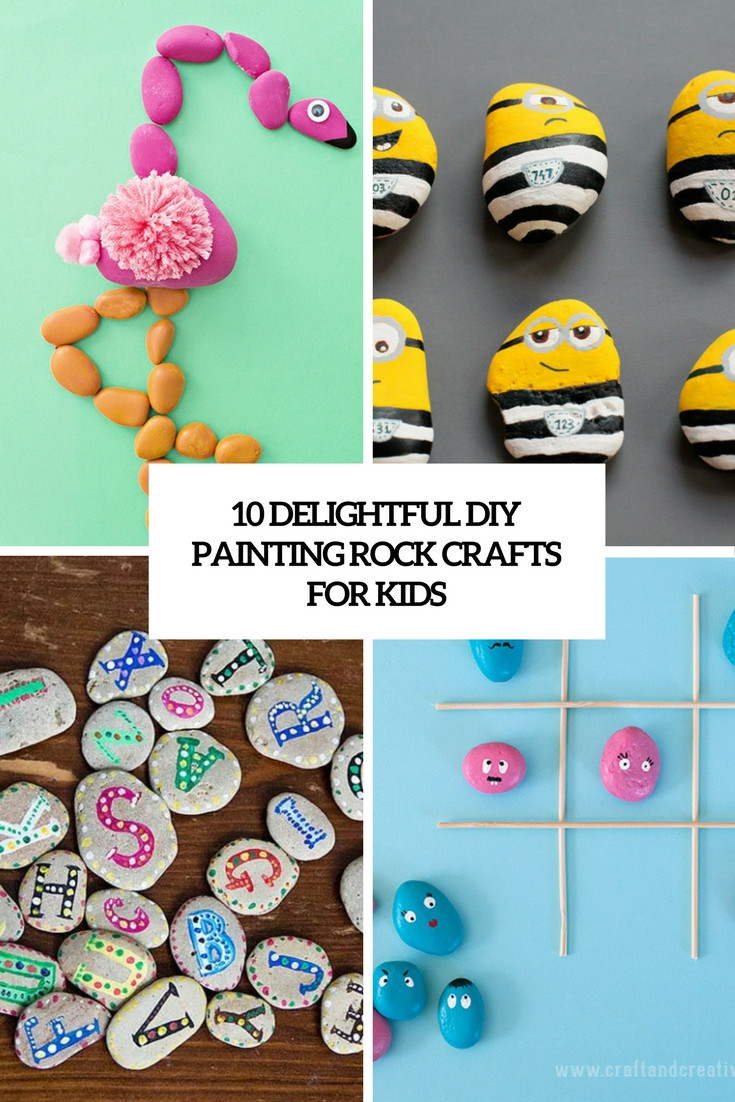 DIY Painting For Kids
 10 Delightful DIY Painting Rock Crafts For Kids Shelterness