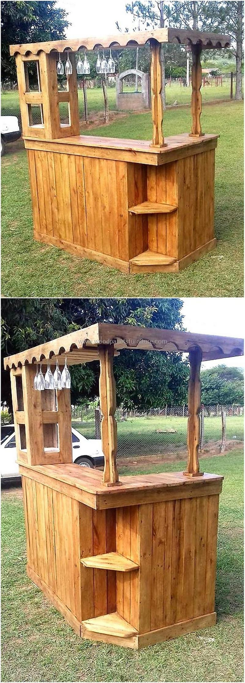 DIY Pallet Bar Plans
 200 DIY Ideas for Wood Pallet Bars
