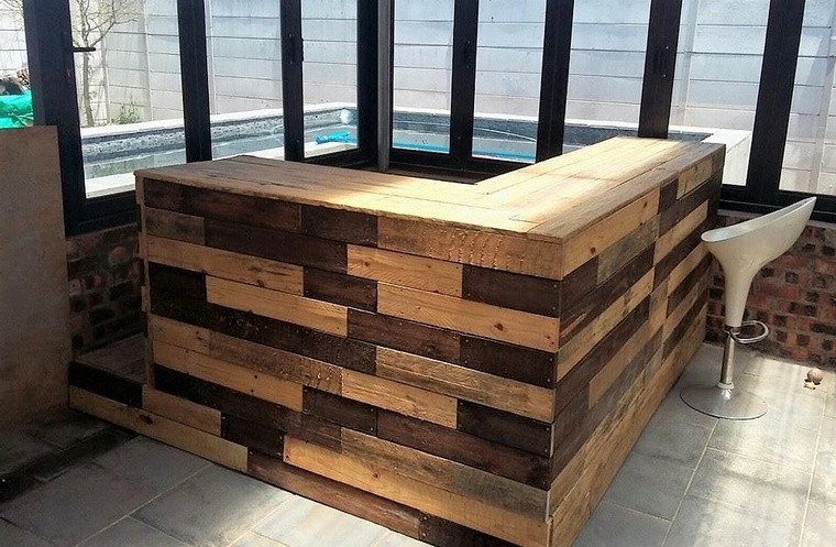 DIY Pallet Bar Plans
 Easy Ideas for Reclaiming The Used Shipping Pallets