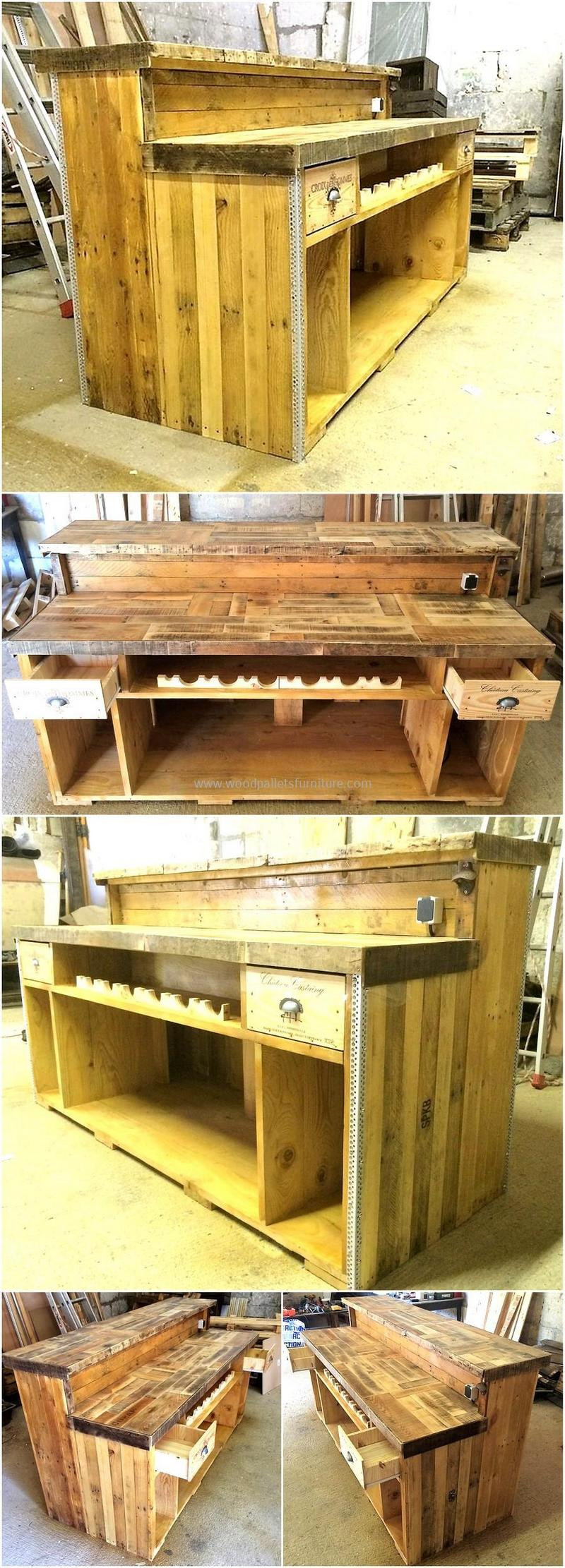 DIY Pallet Bar Plans
 200 DIY Ideas for Wood Pallet Bars