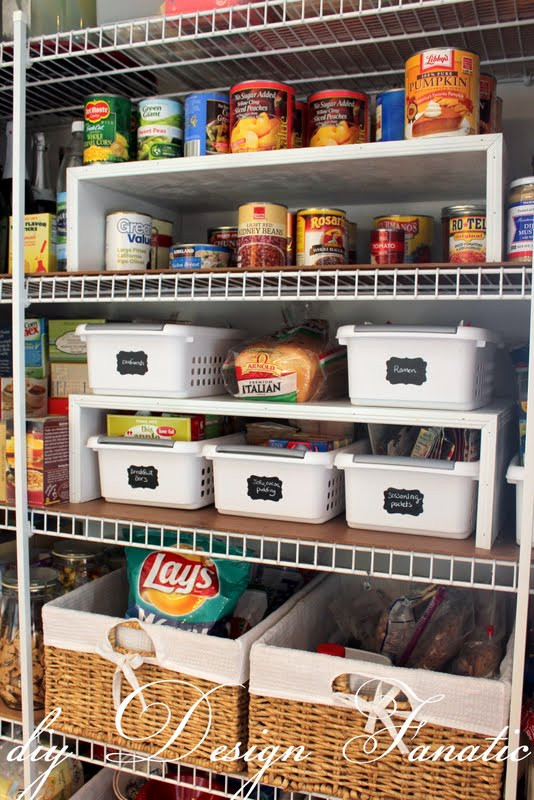 DIY Pantry Organization Ideas
 organized pantry