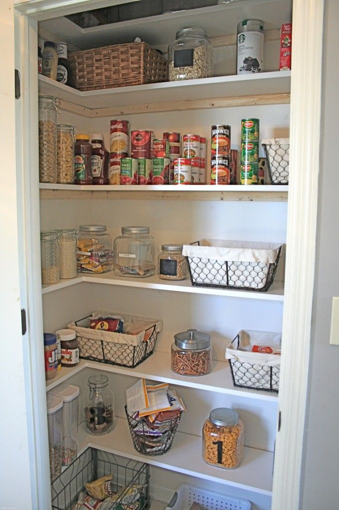 DIY Pantry Organization Ideas
 DIY – New Pantry Shelving Organization Pinterest