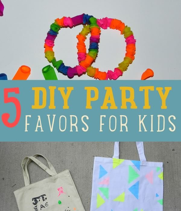 DIY Party Favours For Kids
 5 DIY Party Favors and Ideas for Kids Parties DIY Ready