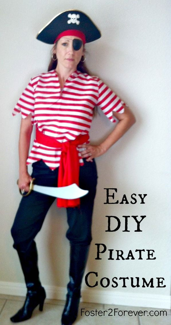 DIY Pirate Costumes For Kids
 Our Disney Cruise Pirate Night Costumes