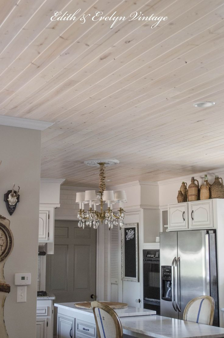 DIY Plank Ceiling
 How to Plank a Popcorn Ceiling