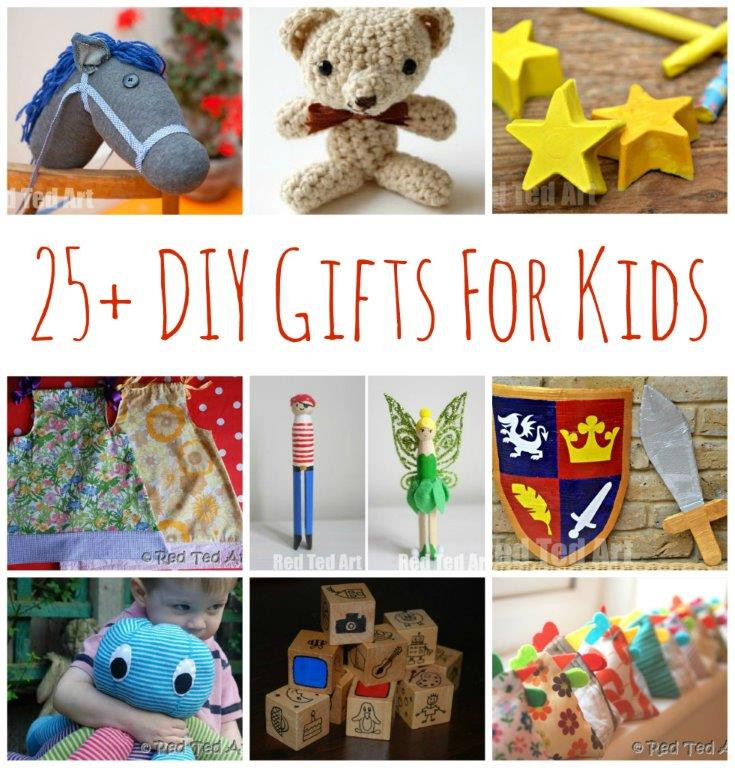 DIY Presents For Kids
 25 DIY Gifts for Kids Make Your Gifts Special Red