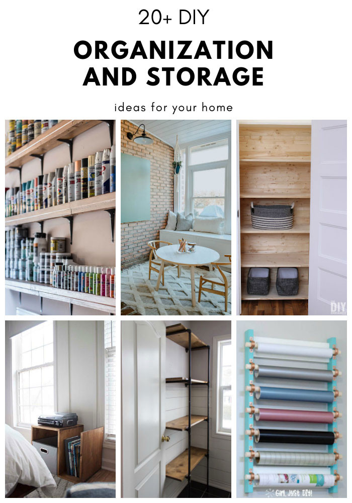 DIY Projects For Home Organization
 20 DIY Organization and Storage Ideas for your home The