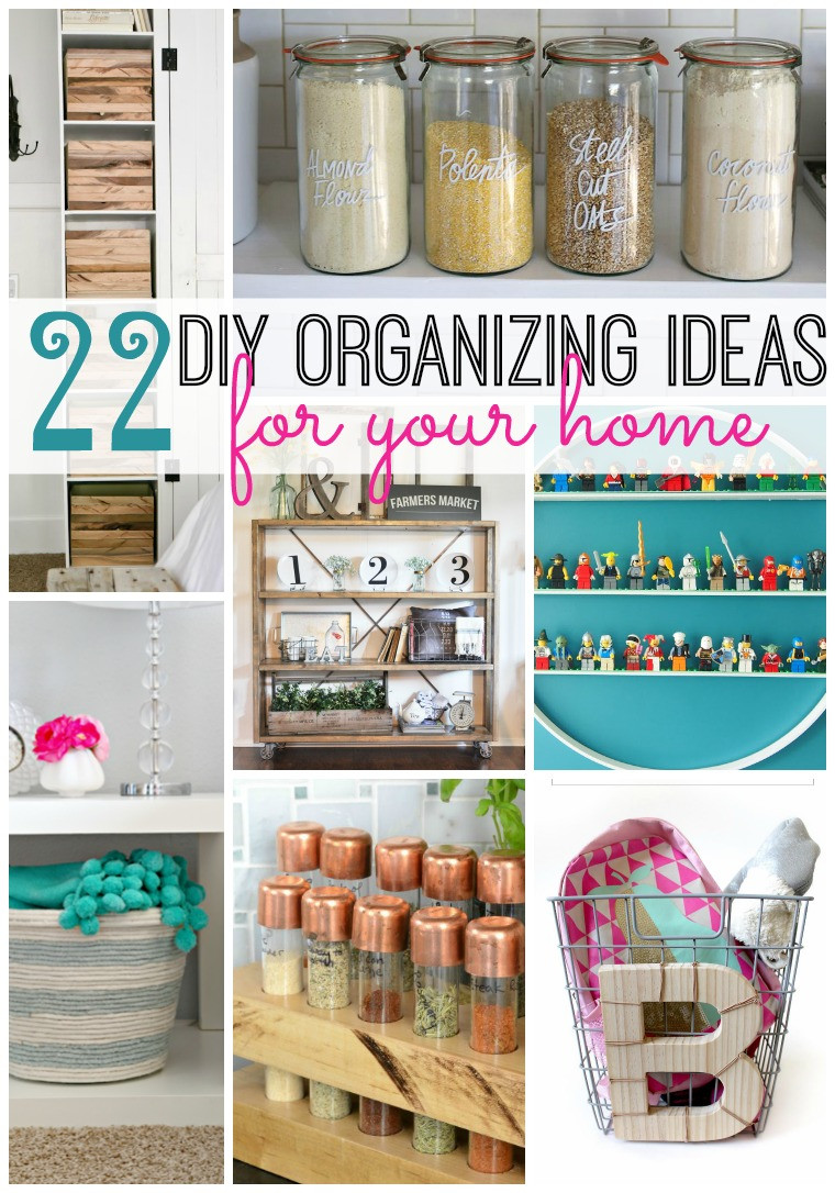 DIY Projects For Home Organization
 22 DIY Organizing Ideas For Your Home Tatertots and Jello