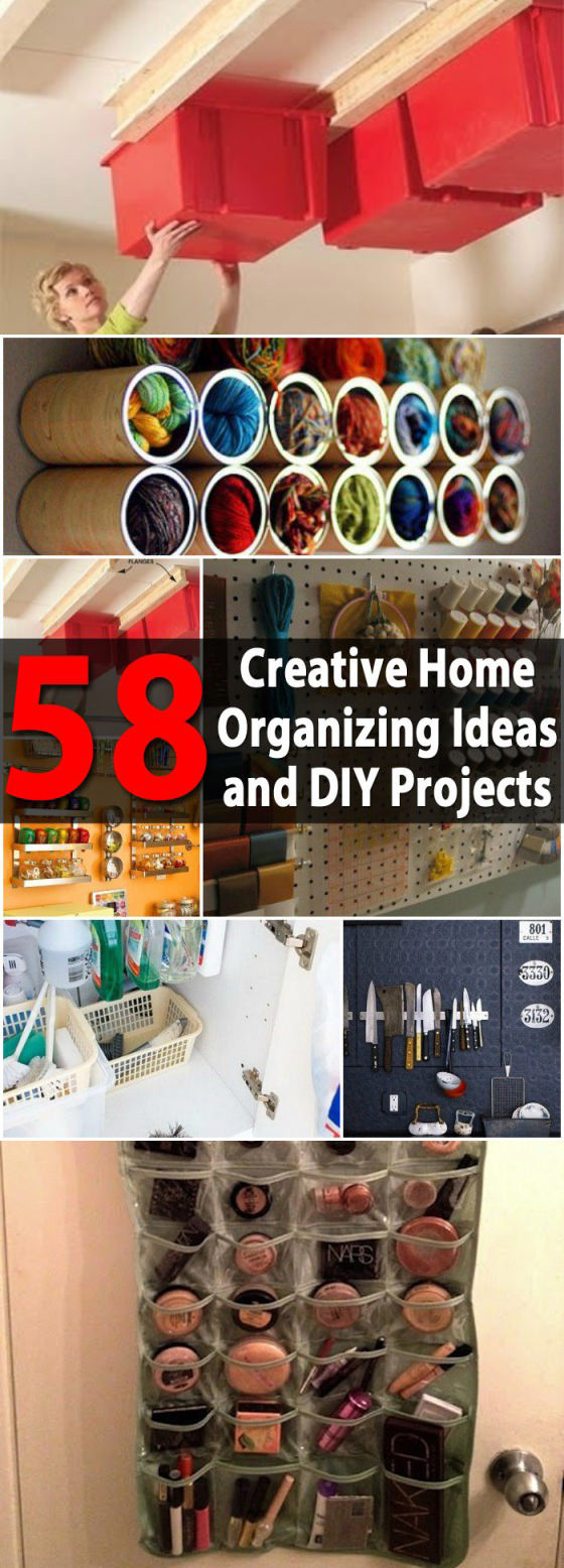 DIY Projects For Home Organization
 Top 58 Most Creative Home Organizing Ideas and DIY
