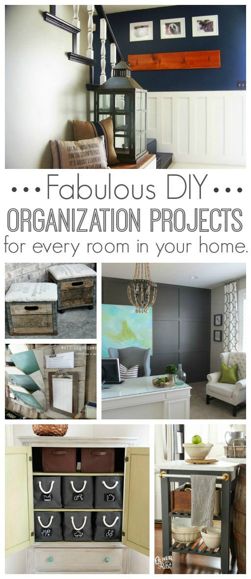 DIY Projects For Home Organization
 Fabulous DIY Organization Projects For Every Room In Your