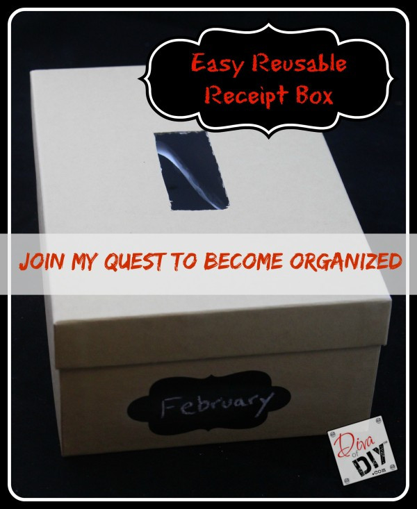 DIY Receipt Organizer
 Easy & Reusable DIY Receipt Organizer