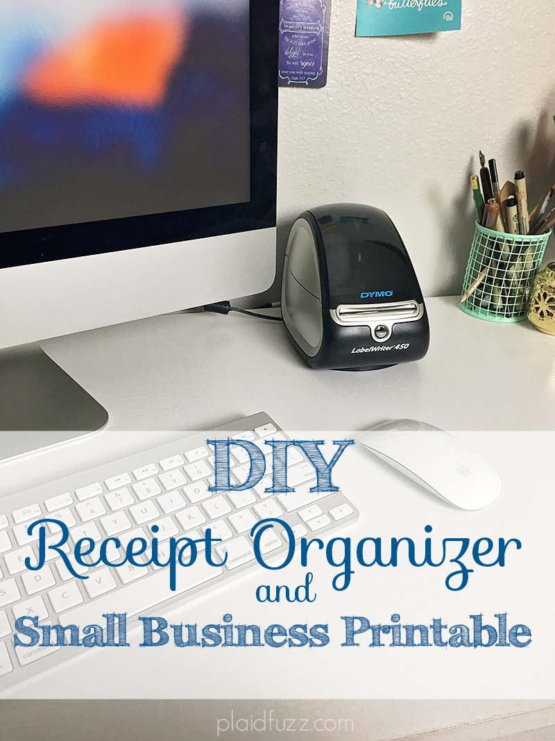 DIY Receipt Organizer
 DIY Receipt Organizer and Free Small Business Printable