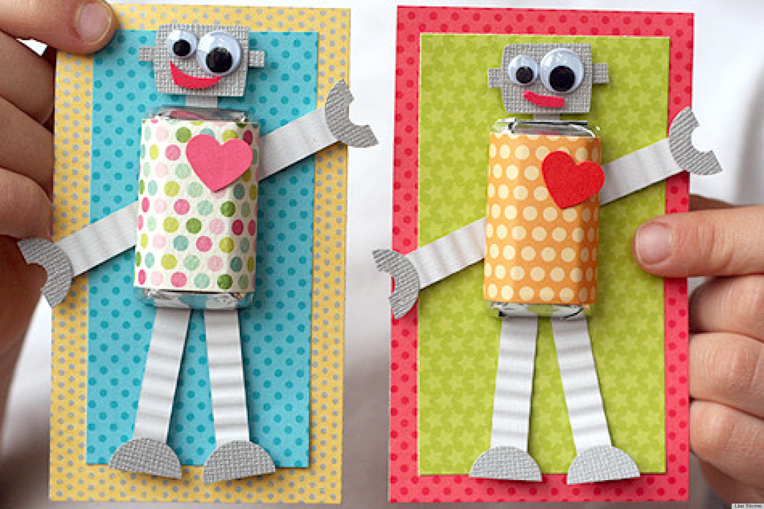 DIY Robot For Kids
 Valentine s Day Ideas Make These Adorable DIY Robot Cards