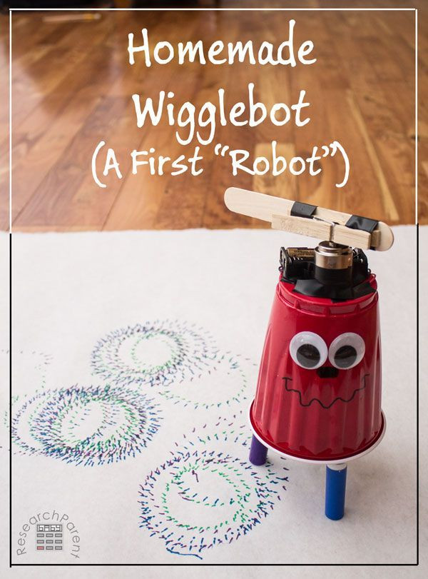 DIY Robot For Kids
 Homemade Wigglebot Science For Kids