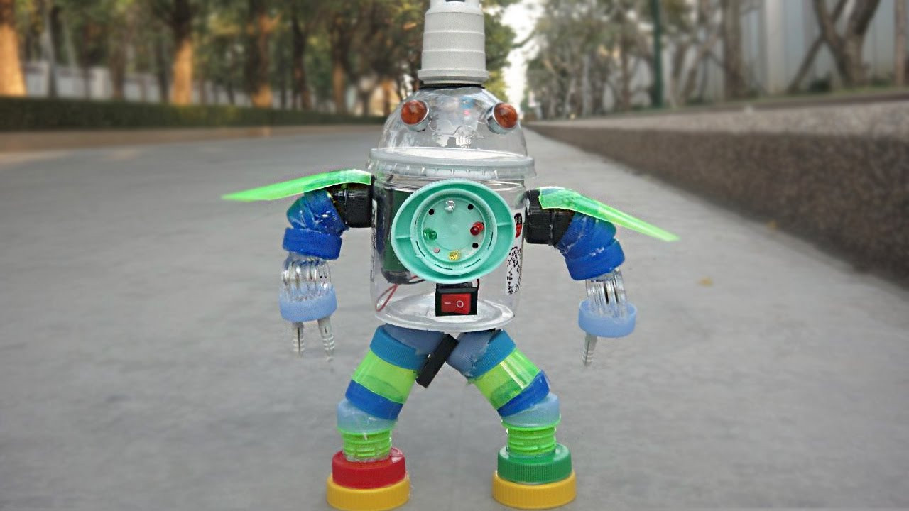 DIY Robot For Kids
 DIY Plastic Bottle Robot Toy for kids