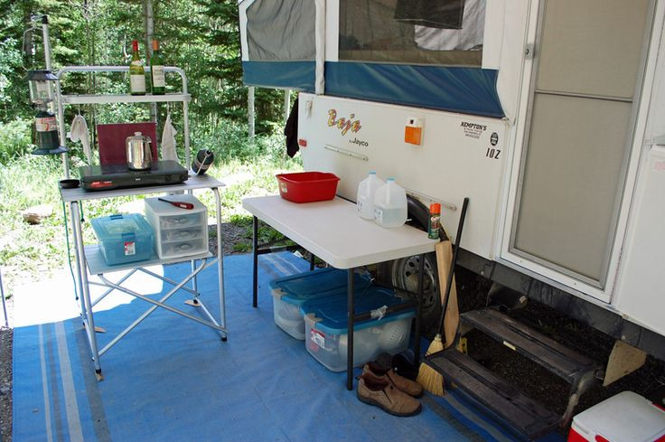 Diy Rv Outdoor Kitchen
 122 best Camping trailer DIY images on Pinterest