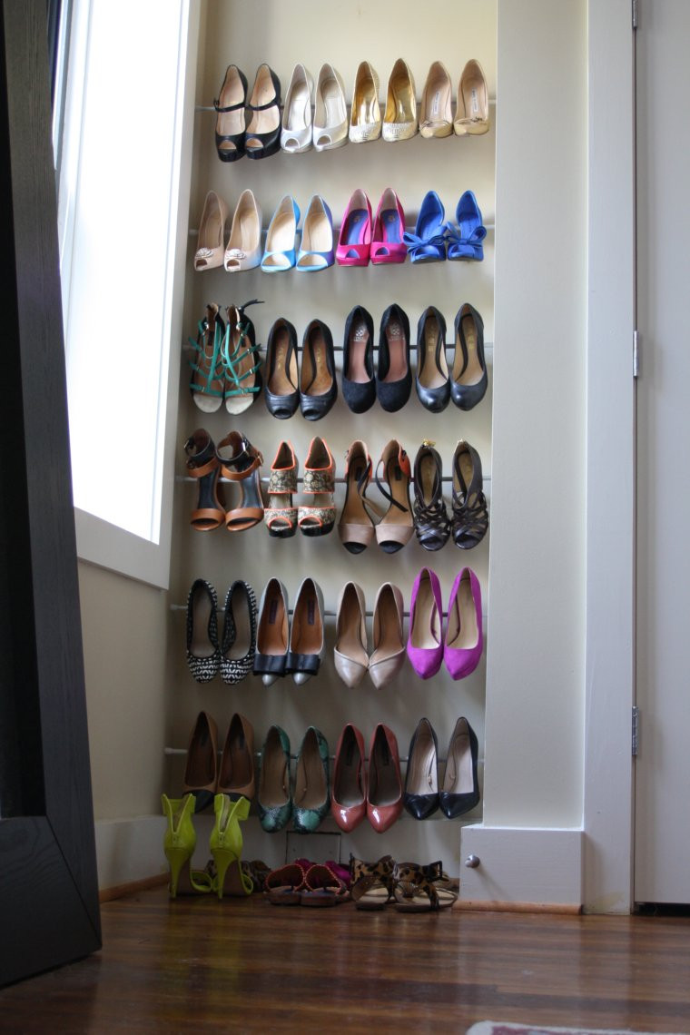 DIY Shoe Organizer
 15 Clever DIY Shoe Storage Ideas Grillo Designs