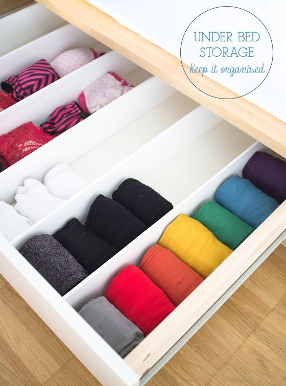 DIY Sock Drawer Organizer
 Pin on For the Bedroom